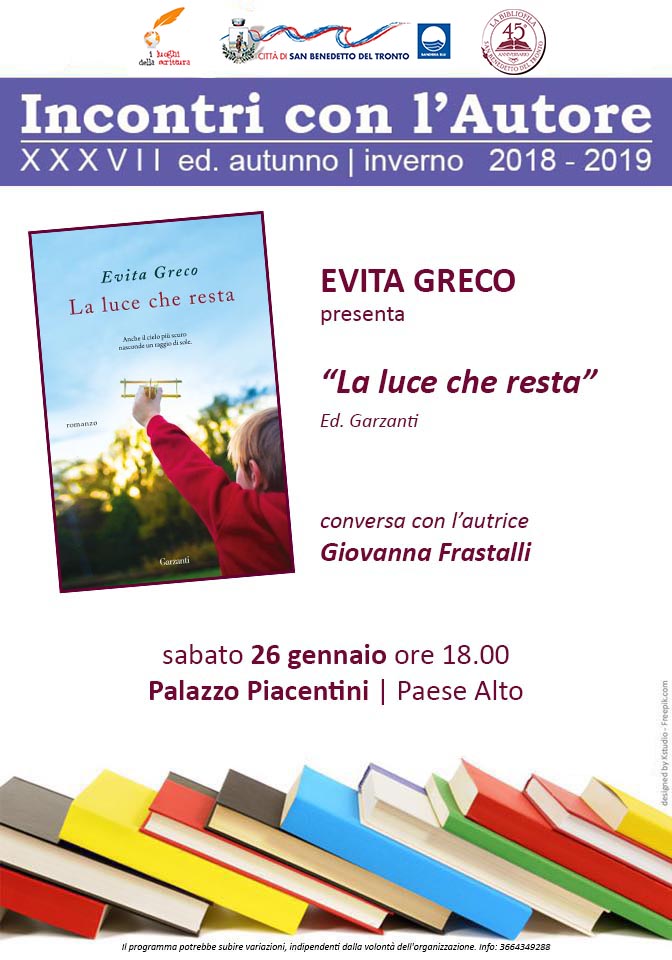 Incontri con l'autore - Evita Greco