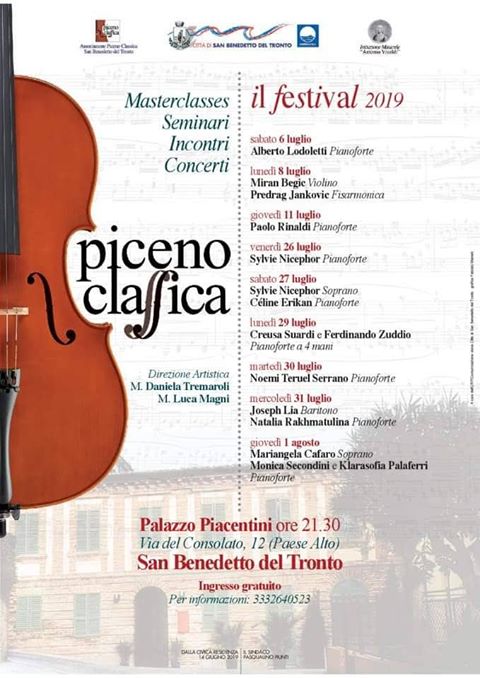PICENO CLASSICA - Mariangela Cafaro Soprano Monica Secondini e Klarasofia Palaferri Pianoforte