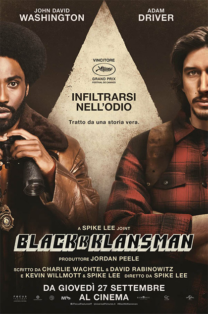 IL CINEMA D'AMARE - BLACKKLANSMAN