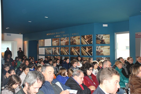 Alcuni momenti dell'inaugurazione della sala 3D al Museo Ittico 