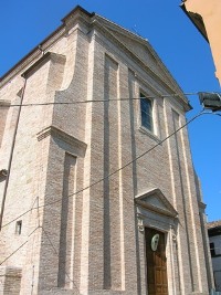 La facciata della Chiesa