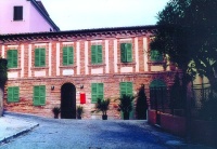 A picture of the Piacentini Palace, home of the Historical archive