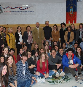 Studenti del progetto Erasmus ricevuti in Comune