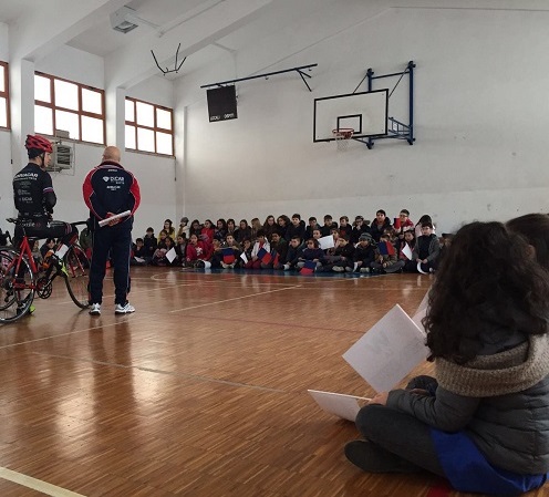 "Tirreno Adriatico", Zandegù ha raccontato la sua vittoria agli studenti